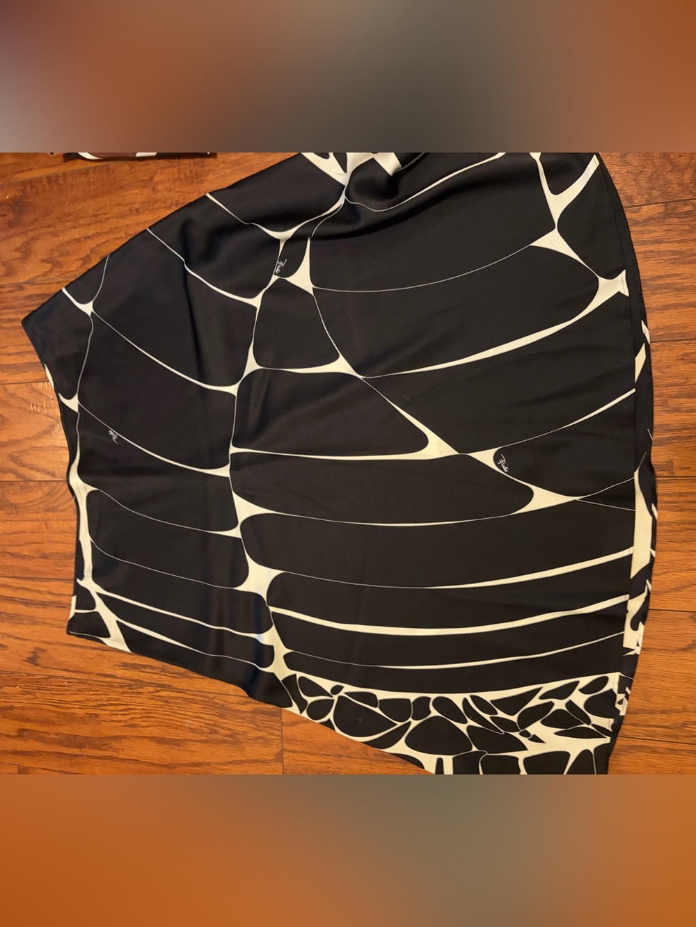 Emilio pucci and White Abstract Print Women's Skirt silk